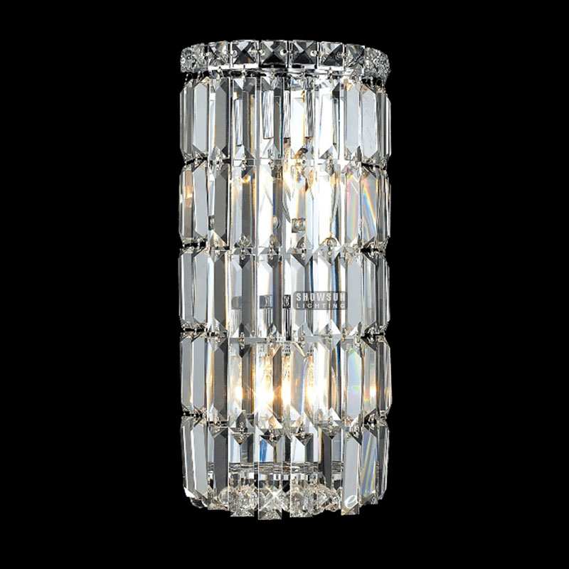 2 Dwal Modern Wall Lamp Crystal Wall Sconce