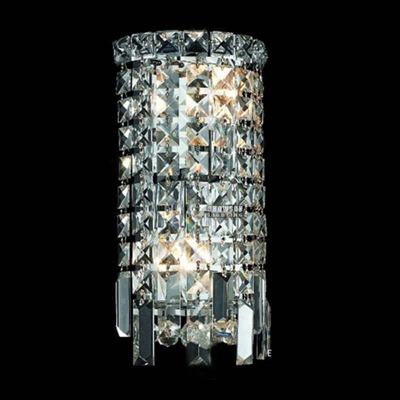 2 Lumina Luxuria Modern Wall Lampas Crystal Wall Sconce