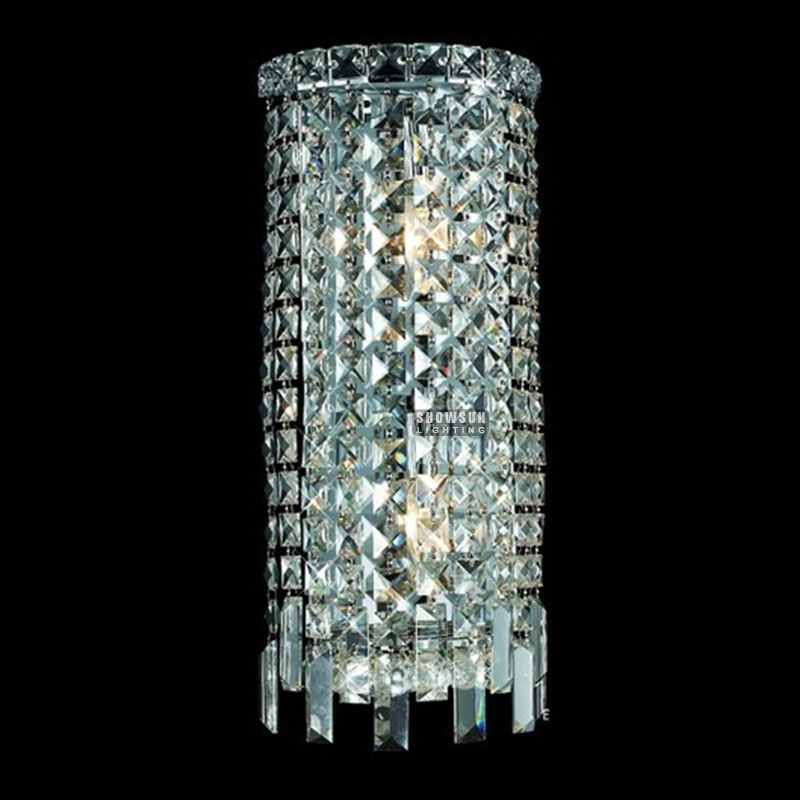 2 Luuchten Luxus Modern Wandlampe Crystal Mauer Sconce