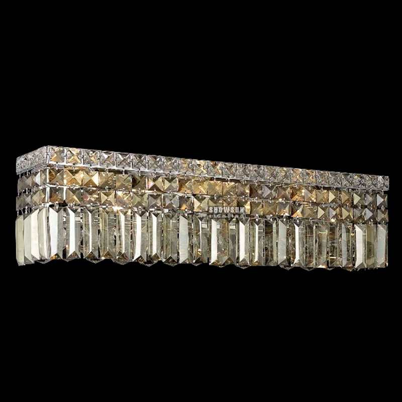 4 lys luksus moderne væglampe krystal væglampe