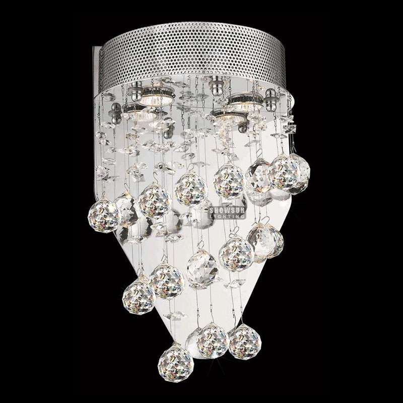 W30cm x H41cm Luxuria Modern Wall Lamp Crystal Wall Sconce