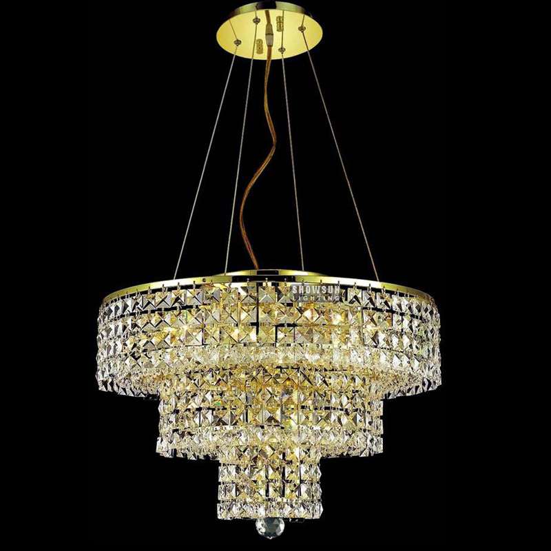Lampadario di cristallo lampadario impero altezza 41 cm illuminazione per camera da letto