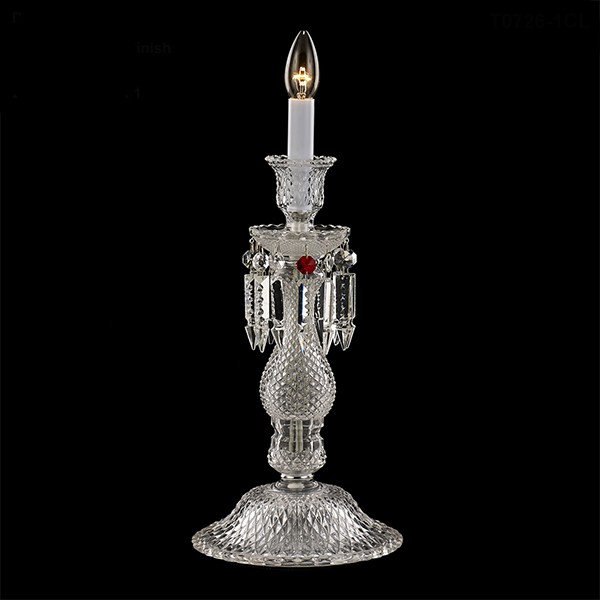 1 Light Clear Baccarat Table Lamp