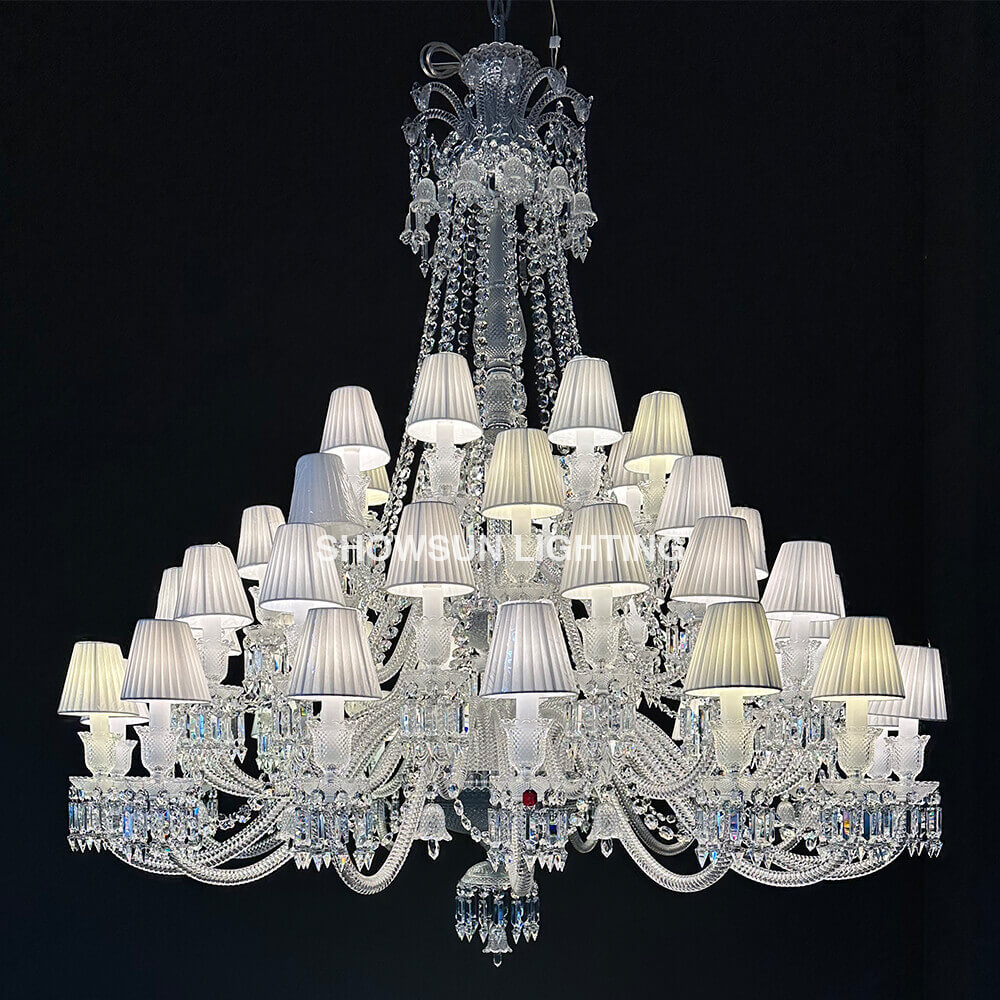 High Quality Replica Zenith Chandelier Clear Lustre Baccarat Crystal Lighting