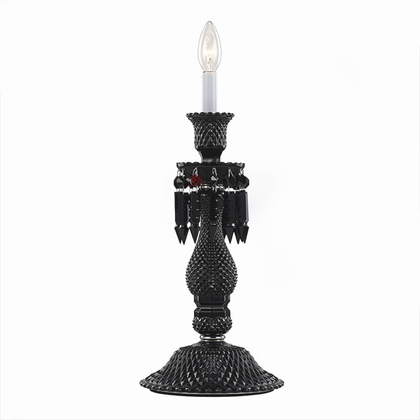1 Liicht Black Baccarat Table Lamp