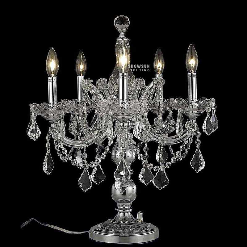 Maria Theresa crystal table lamp