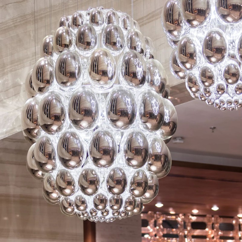 Contemporary New Design Lobby Glass Chandelier