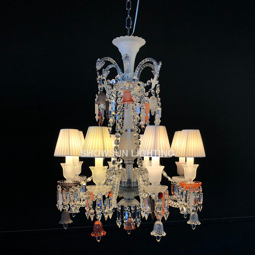 High Quality Lustre Baccarat Copied Zenith Flou Chandelier Baccarat Crystal Lighting