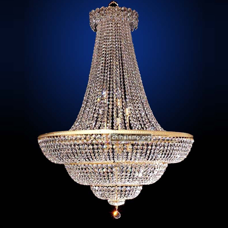 Luxury Crystal Chandelier Large Empire Chandelier for Banquet Hall