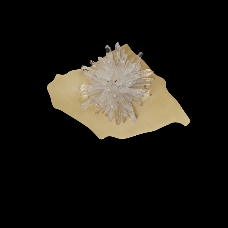 Geode Grianchloch Balla Criostail Sconce