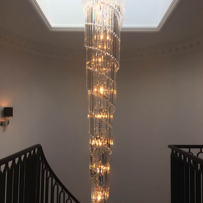 10 Feet Tall Staircase Chandelier