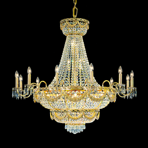 Luxury Large Brass Chandelier for Lobby