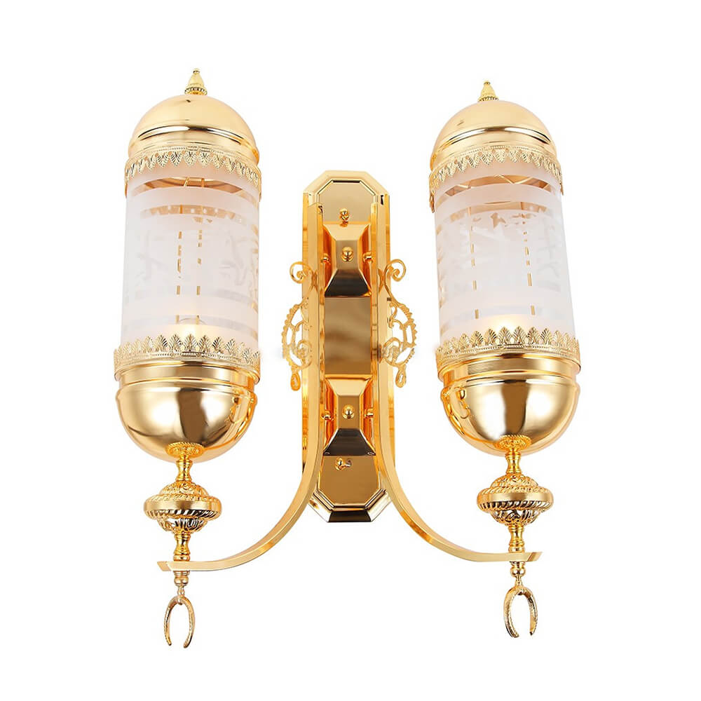 Zidna svjetiljka za džamiju s dvije ruke gore