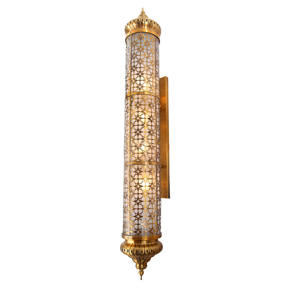 Lange Wandlampe im islamischen Stil