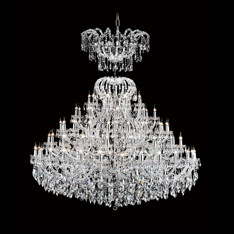 90 Lights Maria Theresa Chandelier Five Layers Extra Large Chandelier for Lobby