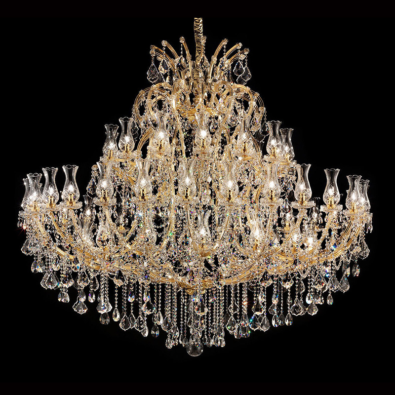 56 Lights Oversized Maria Theresa Chandelier for Banquet Hall