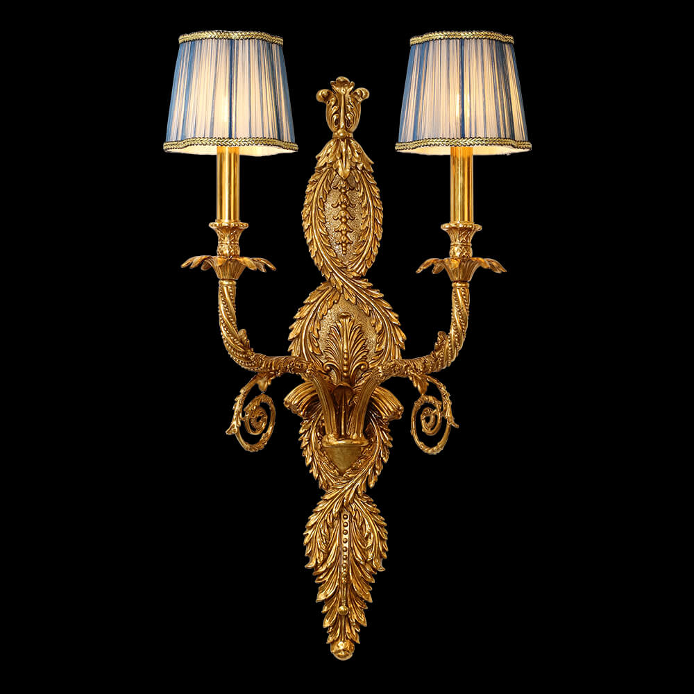 2 светла Рококо у француском стилу бакарна зидна лампа КСС-Б092