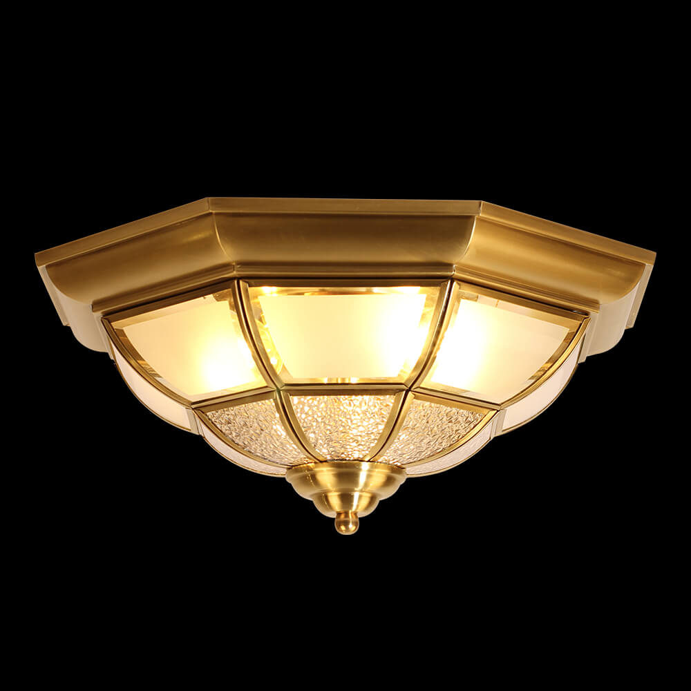 19.3 Inch Vintage Brass Ceiling lamp XS-C024