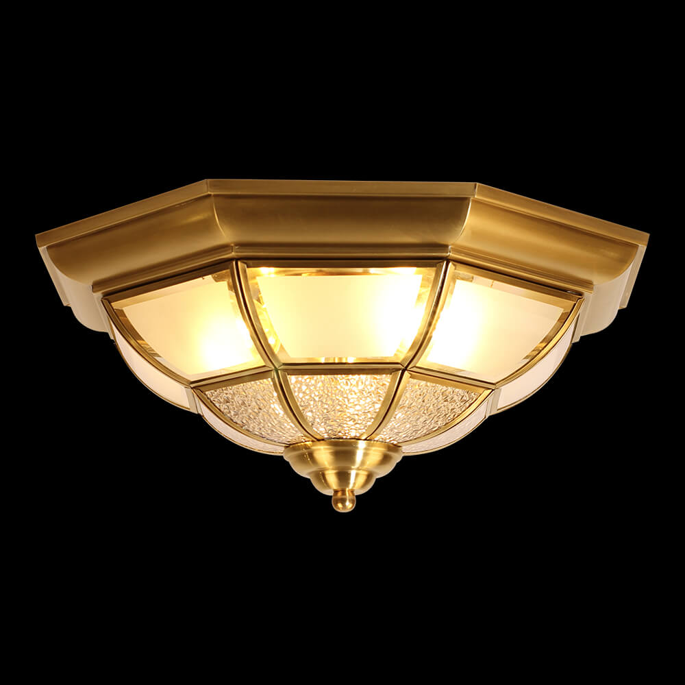 14.5 Inch Vintage Brass Ceiling lamp XS-C038
