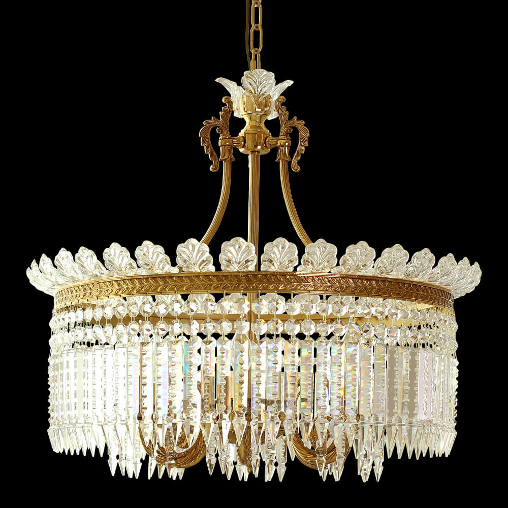 28 Inch Baccarat Inspired Crystal Chandelier XS0084