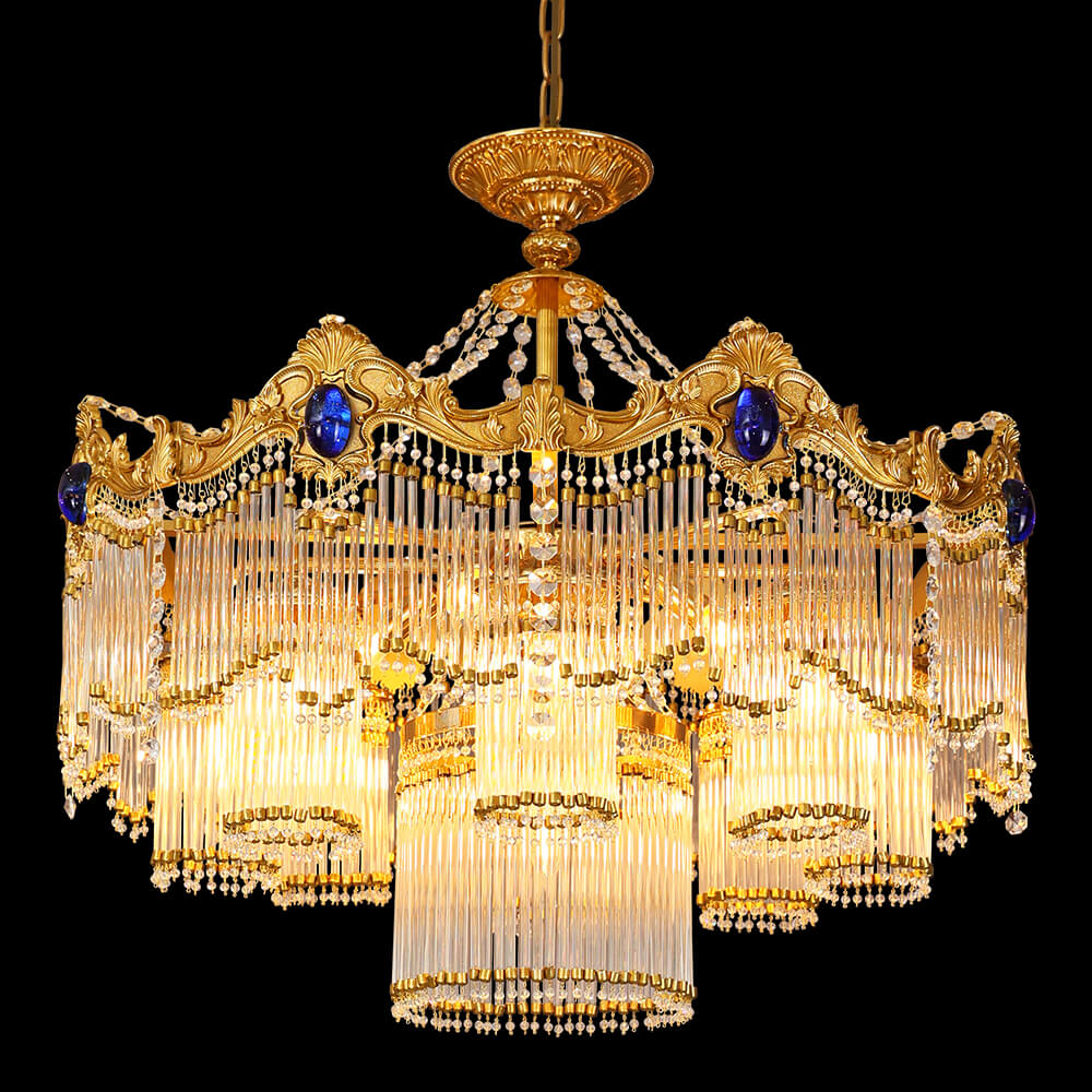 33 Inisi Art Deco Glass Chandelier XS0116-8