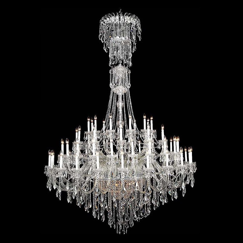 148 Inch Tall Crystal Chandelier for Event Hall Oversized Candle Style Chandelier ald-tc11-0053