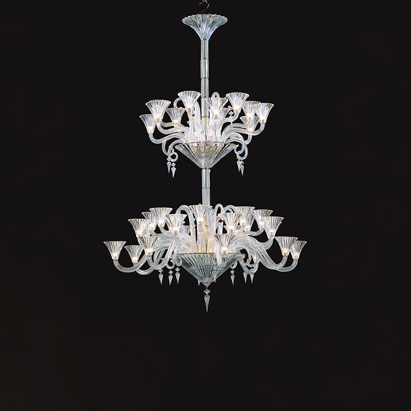 36 Lights Mille Nuits Chandelier Two Layers Baccarat Crystal Lighting