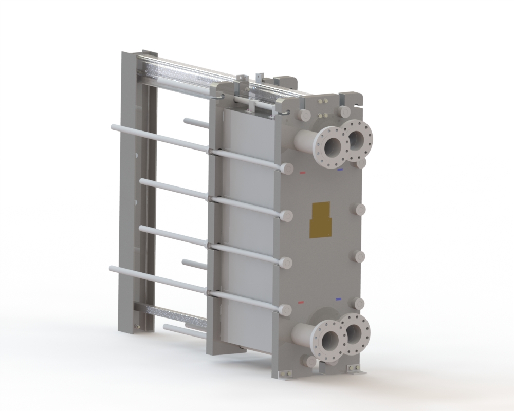 Liquid Plate Heat Exchanger with flanged nozzle Featured Image