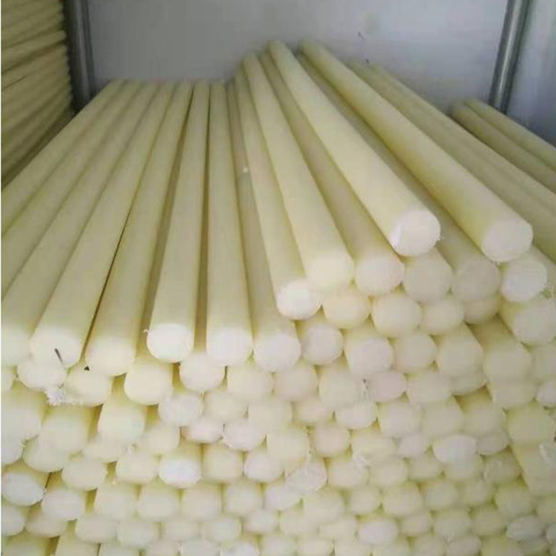 Engineering Plastic Cast Board PA6 polyamide Nylon plastic Tube rod wheel and bar Customized color with size