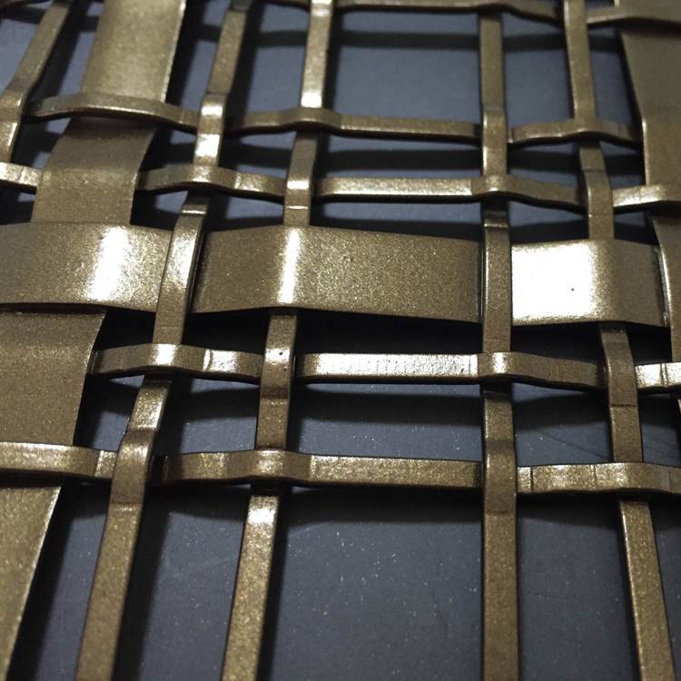 Architectural Decorative Woven Wire Mesh for Cabinet Doors - China