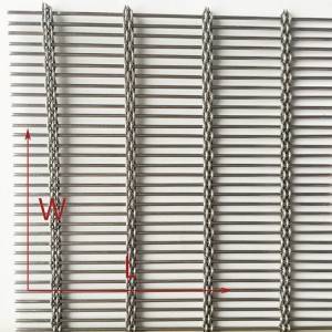 XY-4356 Stainless Steel Wire Mesh untuk Bangunan Umum
