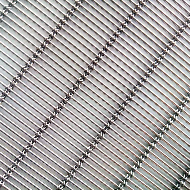 2. Metal wire mesh for facade cladding