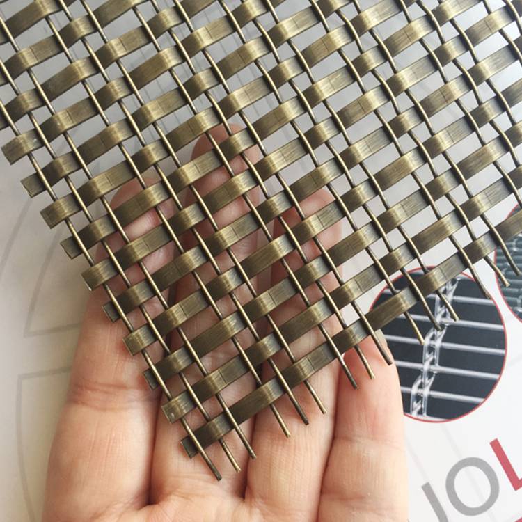 Best quality Ornamental Welded Wire Mesh Panels - XY-1513G Antique Plated finshed Flat Wire for Cabinet – Shuolong