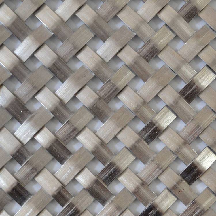 1. XY-712X Flat Architectural Steel Wire  Mesh for Facade design (3)