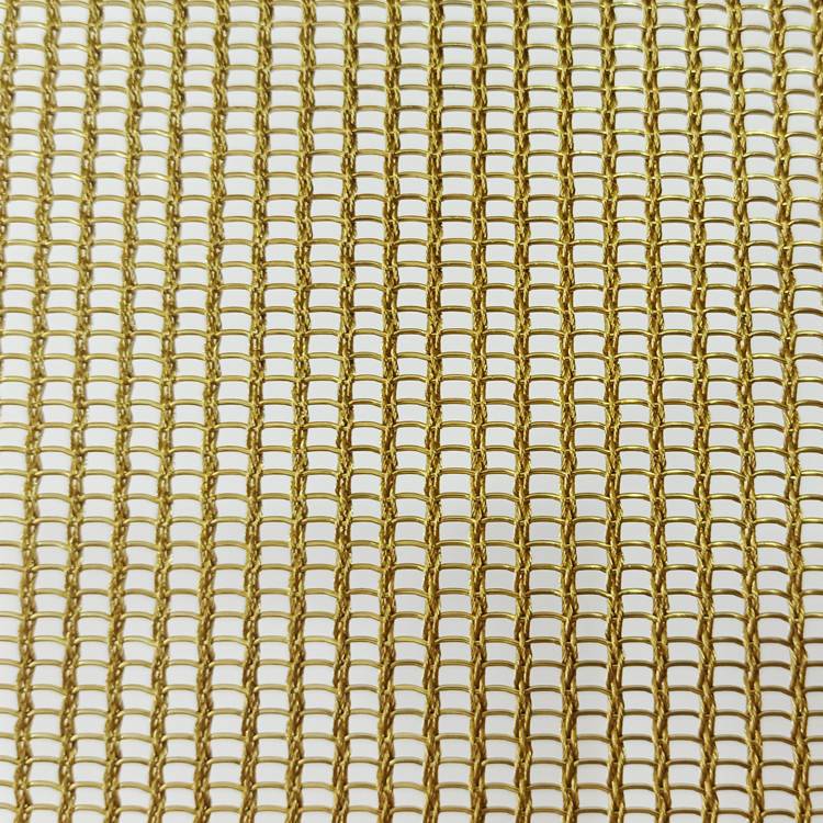 XY-R-3165T2 Glass laminated metal mesh for interior design