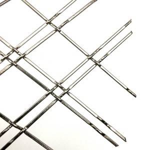 Cabinet အတွက် XY-D2 Stainless Steel Sliver Double Wire Mesh