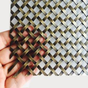 XY-1510G Antique Brass Plated Wire Mesh