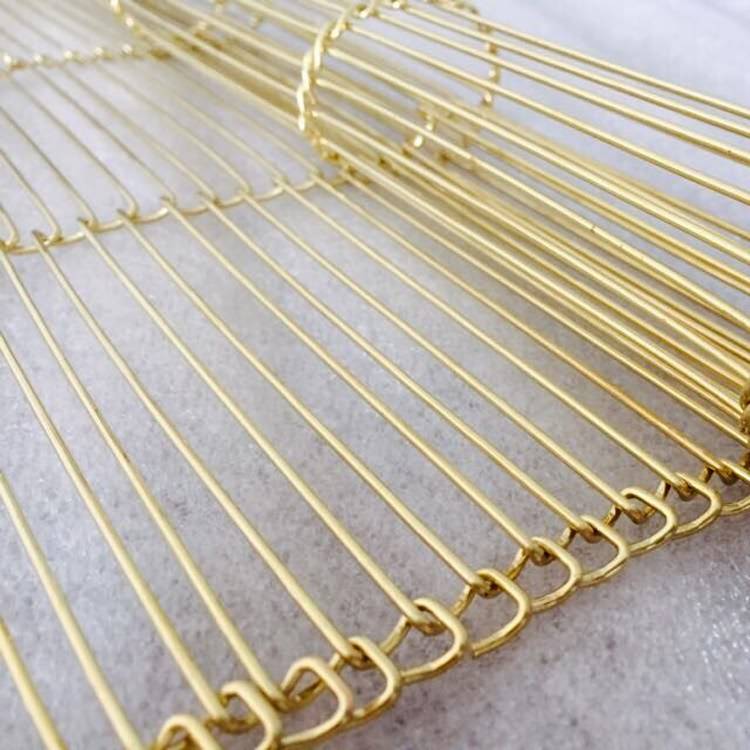 XY-AH3 Copper Metal Mesh Curtain for Room Partition (3)