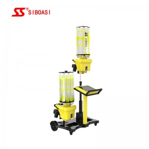 2022 High quality China Siboasi S8025 Multi-Functions Automatic Badminton Machine Badminton Shuttle Launcher with Training Drills