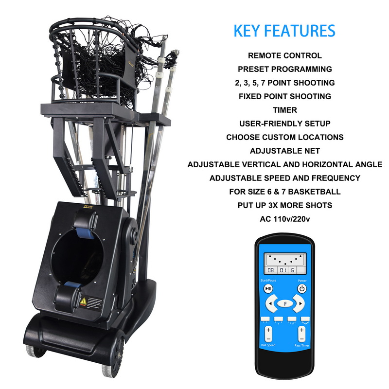 Basketball shooting ball machine K1900 With Remote Featured Image