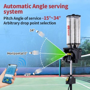 Big discounting Siboasi Remote Control Badminton Feeding Shooting Machine for Sale Badminton Shuttle Machine