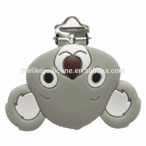 I-Silicone Teether Pacifier Clip Cute Funny |UMelikey