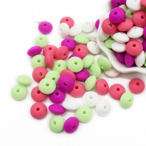Silicone Abacus Beads Silicone Teething Beads Χονδρική |Μελίκεϊ