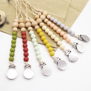 Silikon Beads Baby Soother Clips Supplier China |Melikey