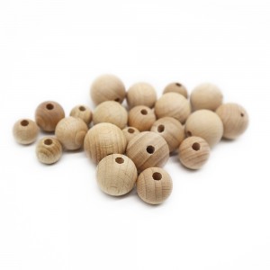 Perles de fusta soltes naturals tallades a mà l Melikey