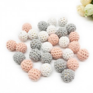 Crochet Round Wooden Beads Baby Food Grade High Quality l Melikey