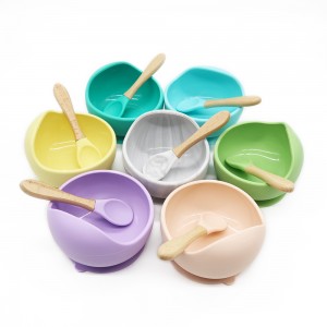 Popular Design for China Newest Silicone Salad Bowl Silicone Facial Mask Mixing Bowl Non-Stick Baby Bowl