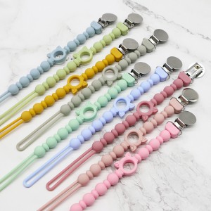 Silicone Baby Pacifier Clip BPA Free លក់ដុំ l Melikey