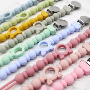 Silicone Baby Pacifier Clip BPA Free Wholesale l Melikey