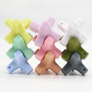 Professional China China Food Grade Silicone Chew Toys Baby Silicone Teethers
